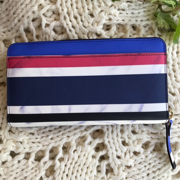 ✨SOLD✨ KATE SPADE striped wallet - Picture 5 of 7